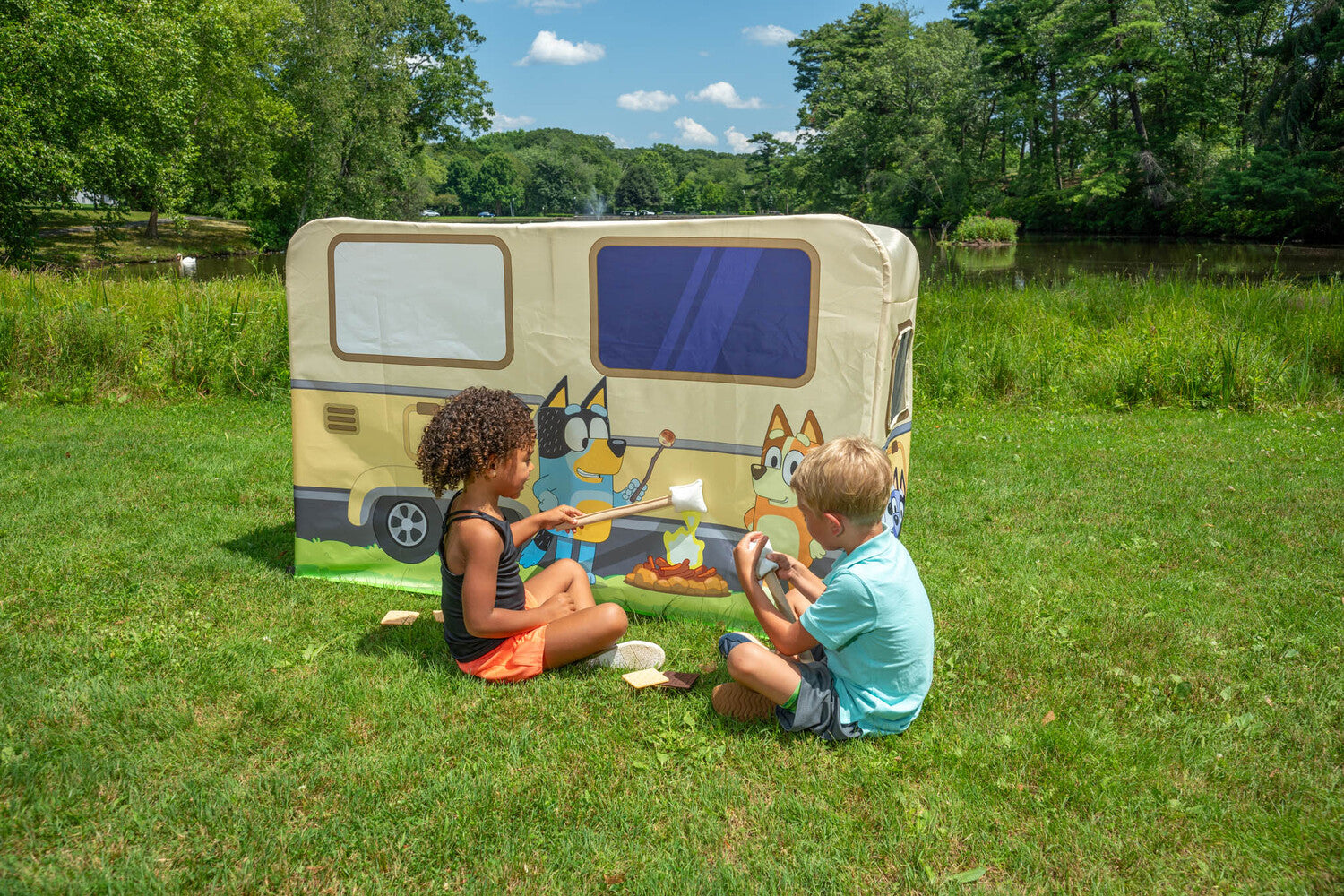Bluey Camping Activity Fort