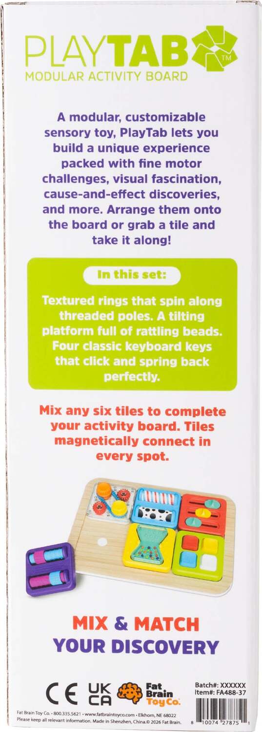 PlayTab Sensory Set Tiles (Set 5: FA488-37 | Set 6: FA488-38)
