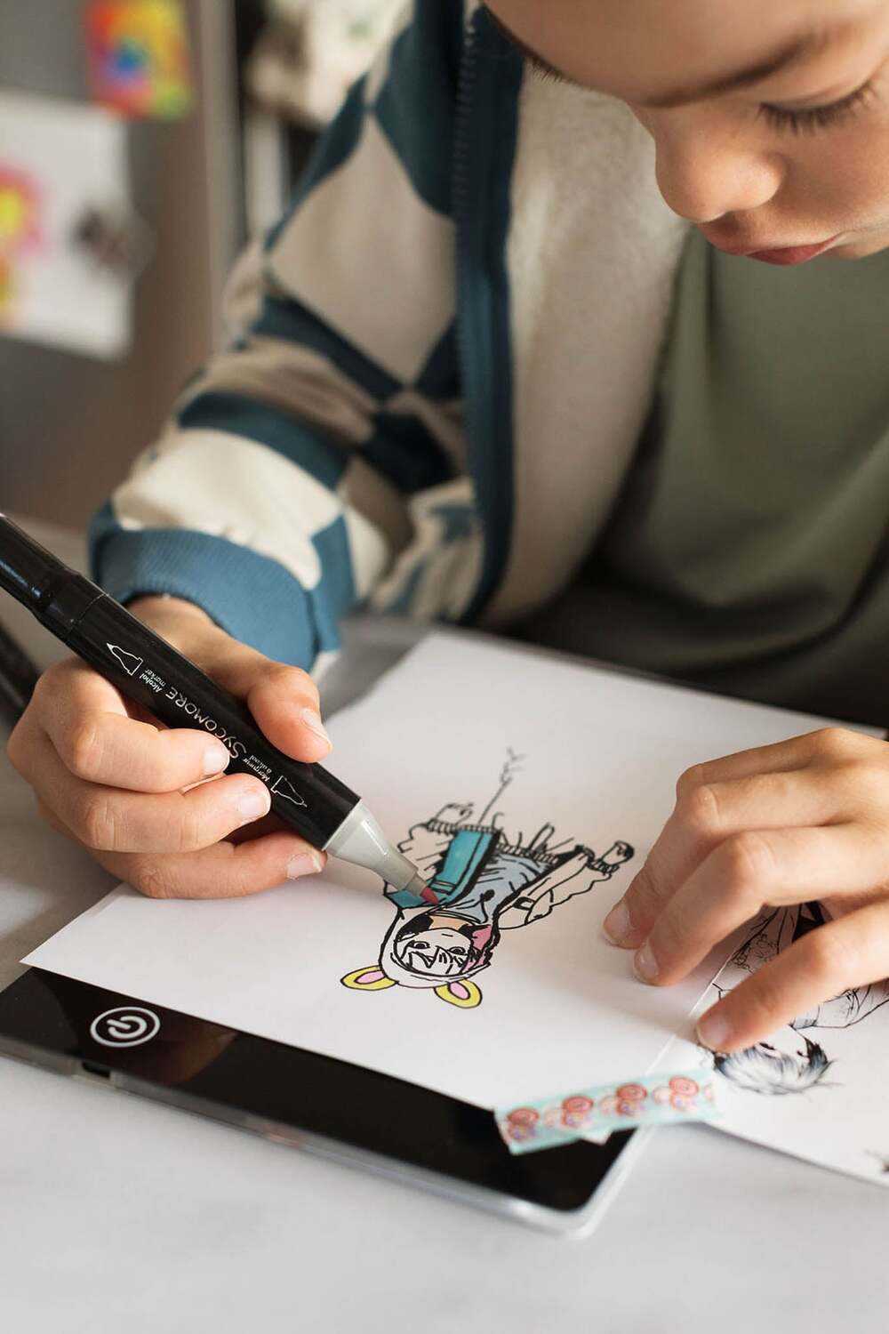 Sycomore Artissimo Create Your Manga Characters Rechargeable Light Pad