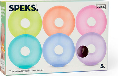 SPEKS Gump Mini Memory Gel Stress Loops 6-pack