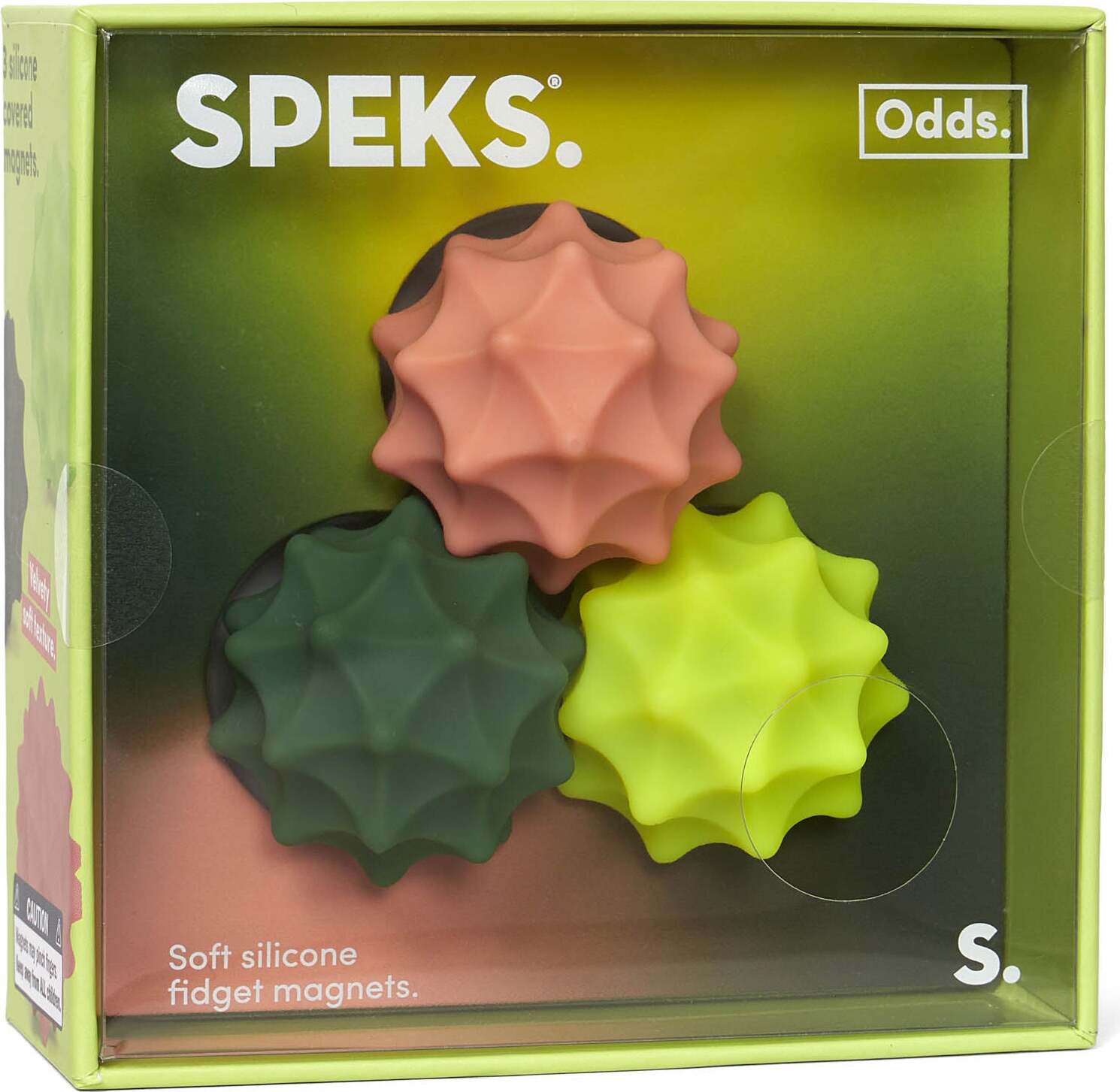 SPEKS Odds Soft Silicone Fidget Magnets - 4 Style Vivid Asst