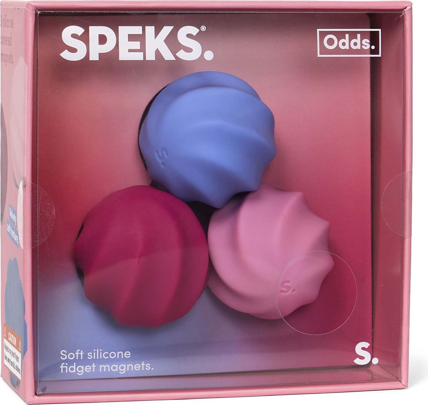 SPEKS Odds Soft Silicone Fidget Magnets - 4 Style Vivid Asst