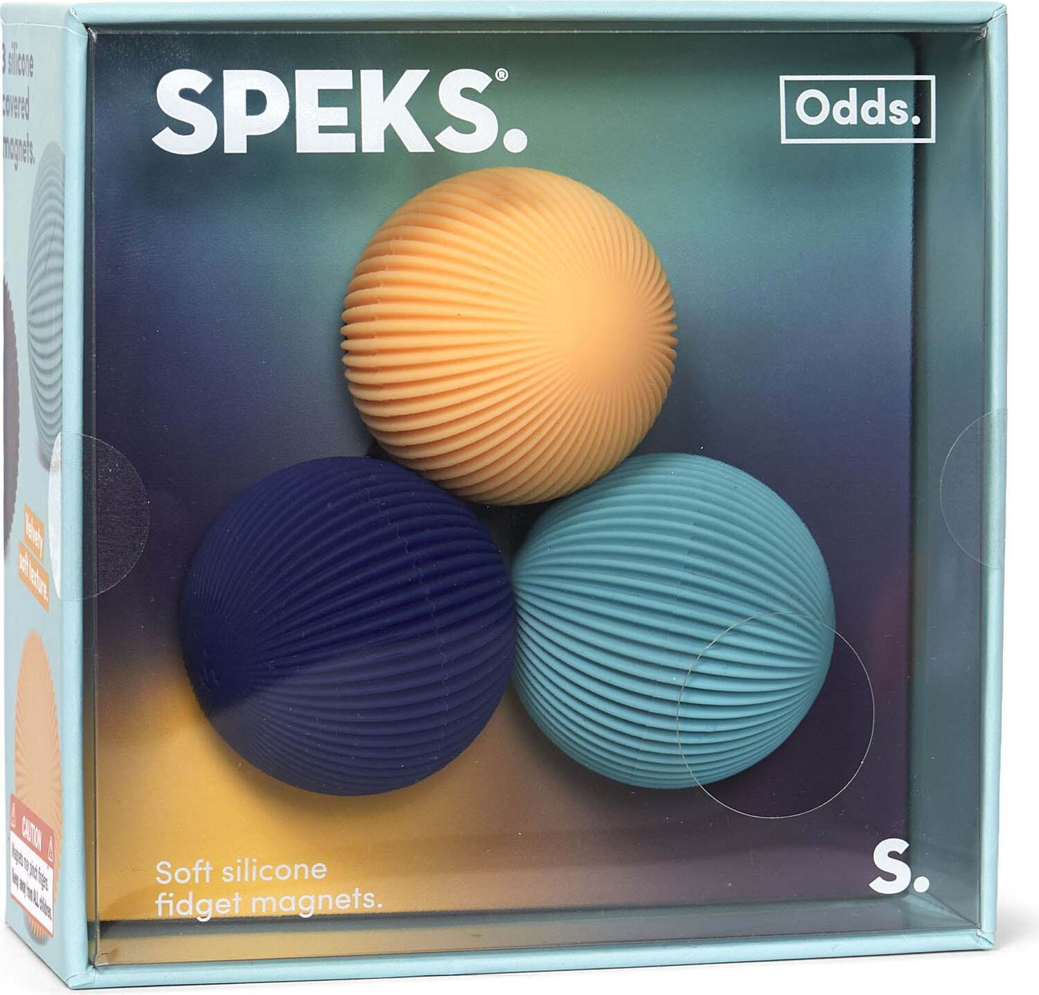 SPEKS Odds Soft Silicone Fidget Magnets - 4 Style Vivid Asst