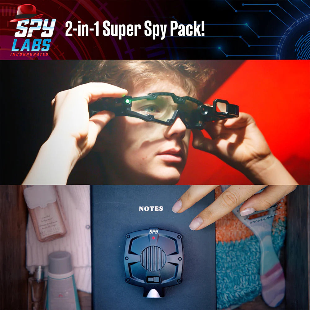 Spy Labs: Ultimate Spy Sleuth 1 - Master of Surveillance - Motion Detector Alarm/Night Vision Goggles