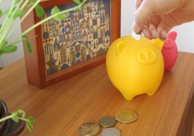 Coink! Piggy Bank - White
