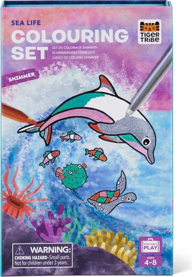 Shimmer Coloring Set -Sea Life