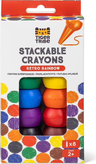 Stackable Crayons - Retro Rainbow