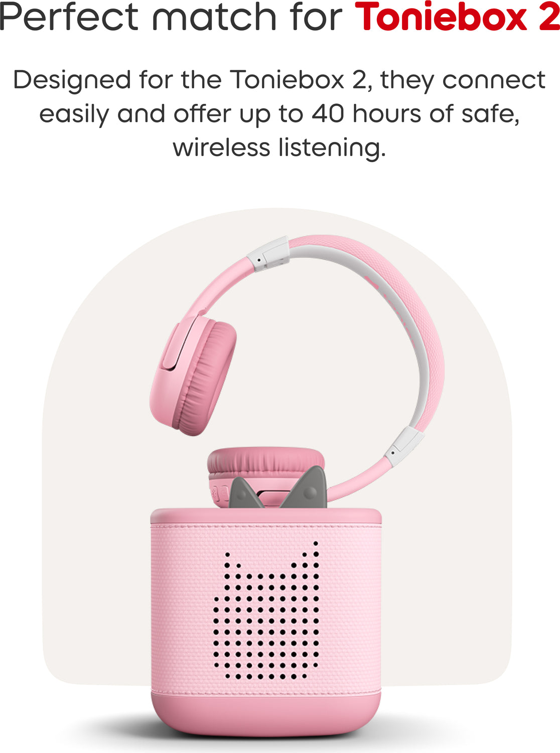 Bluetooth Headphones: Cloud Pink