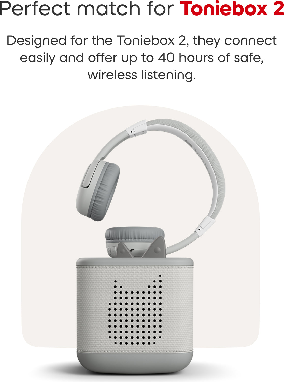 Bluetooth Headphones: Moon Gray