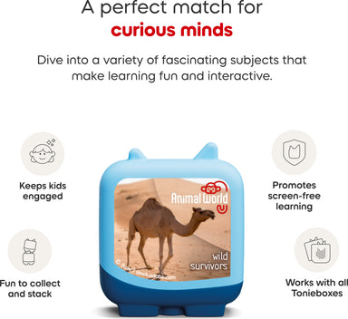 Clever Tonies Set: Animal World: Wild Survivors