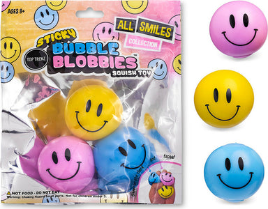 Sticky Bubble Blobbies - Happy Faces