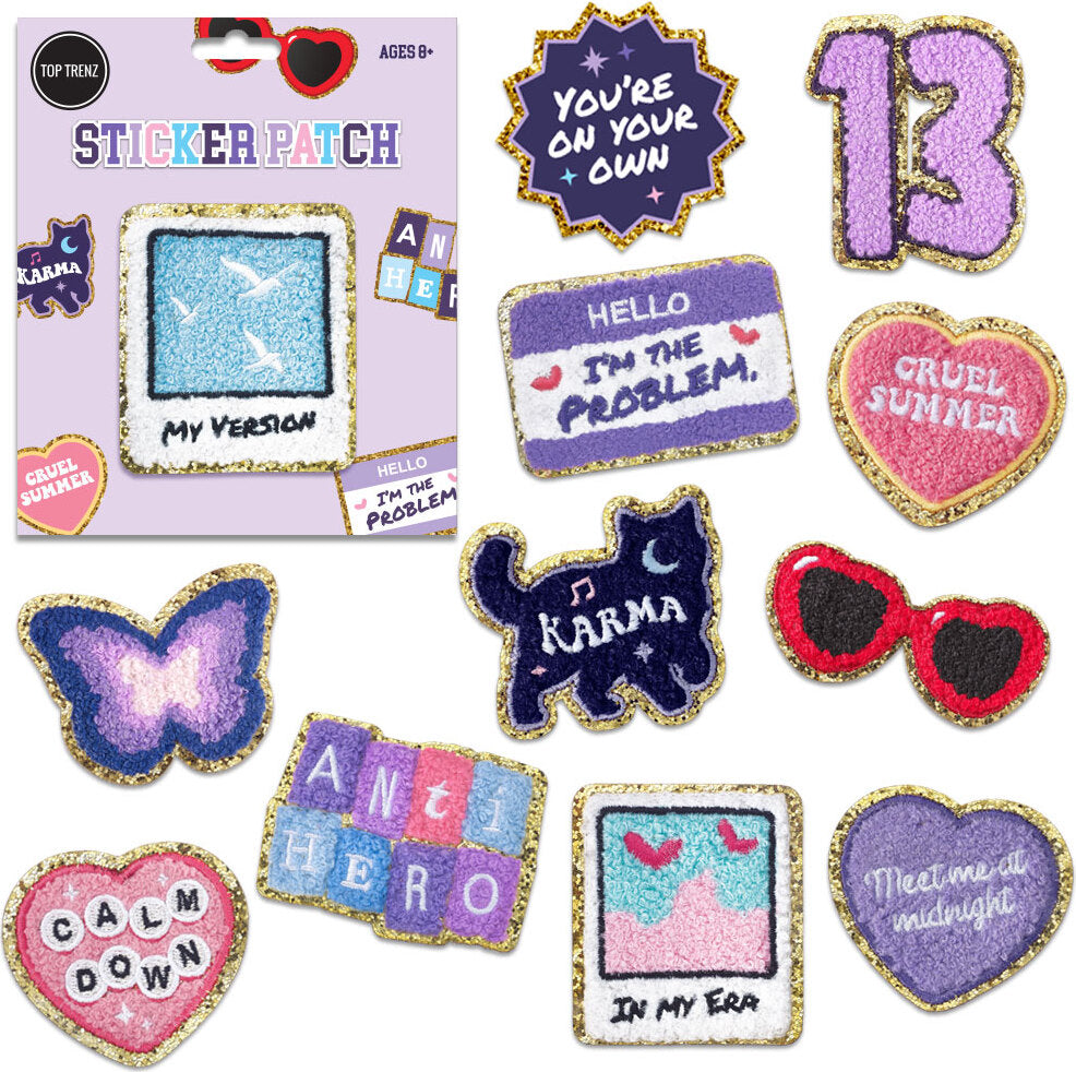 Chenille Sticker Patches - Midnight Vibes