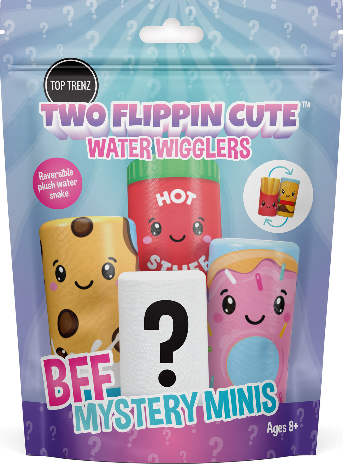 Two Flippin' Cute - Plush Reversible Water Wigglers BFF Mystery Minis