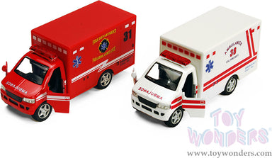 Rescue Team Ambulances (5" diecast model car) (assorted styles)