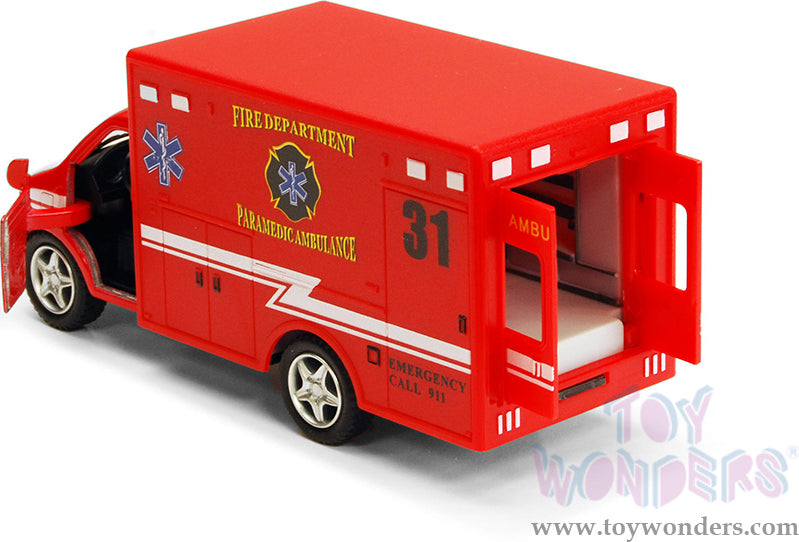 Rescue Team Ambulances (5" diecast model car) (assorted styles)