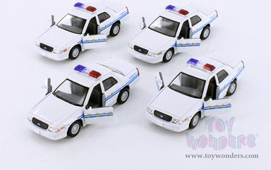Ford Crown Victoria Police Interceptor (1/42 scale diecast model car, White)