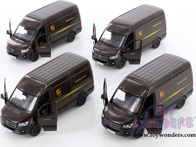 Mercedes-Benz Sprinter UPS Delivery Van (1/48 scale diecast model car, Brown)