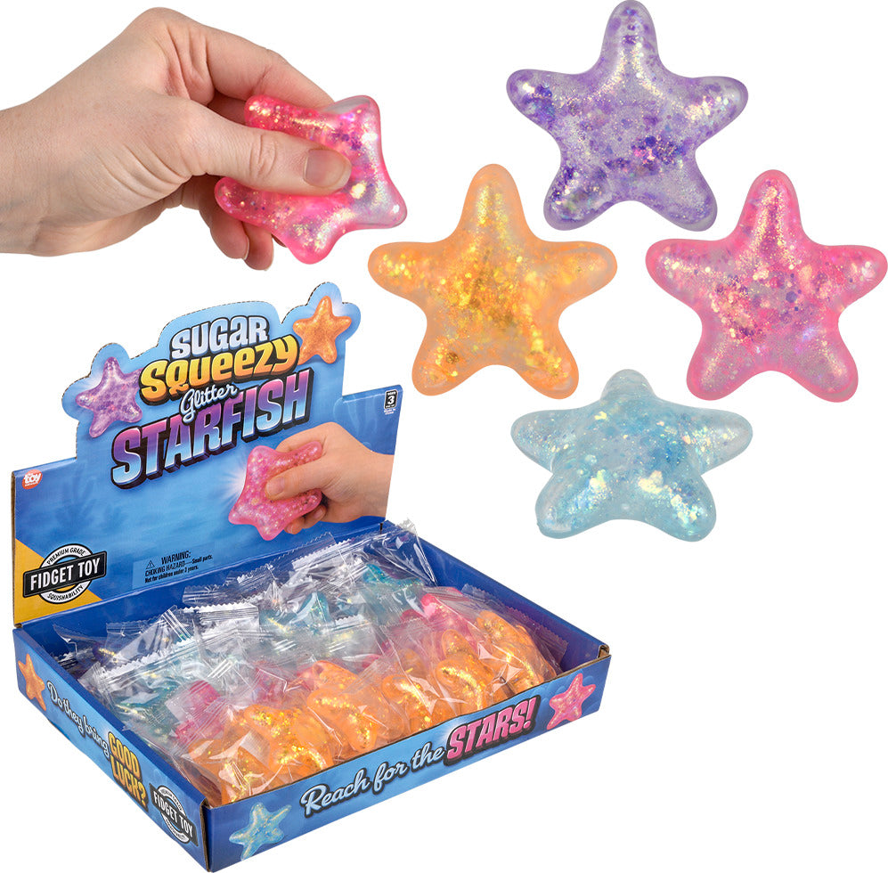 2.4" Squeezy Sugar Star Fish (sold individually)