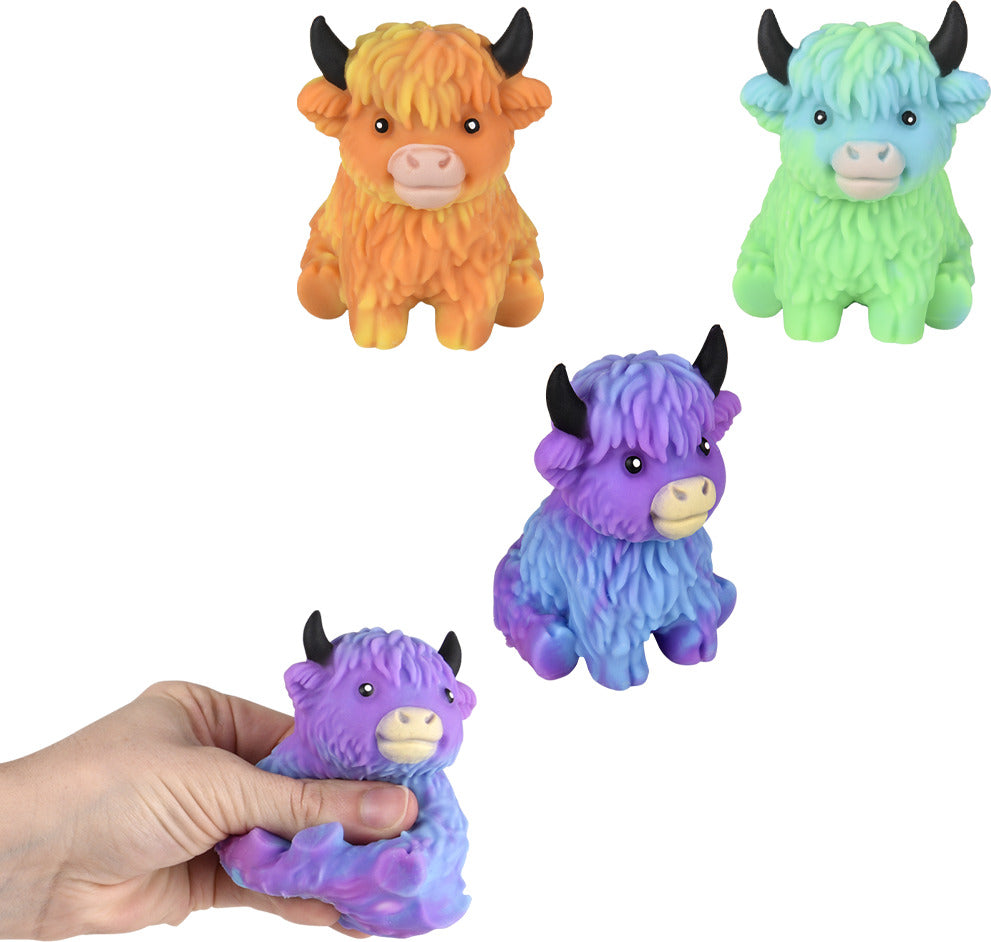 3" Marshmallow Highland Cow (assortment - sold individually)