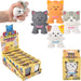 3" Squeezy Suction Cat 12ct