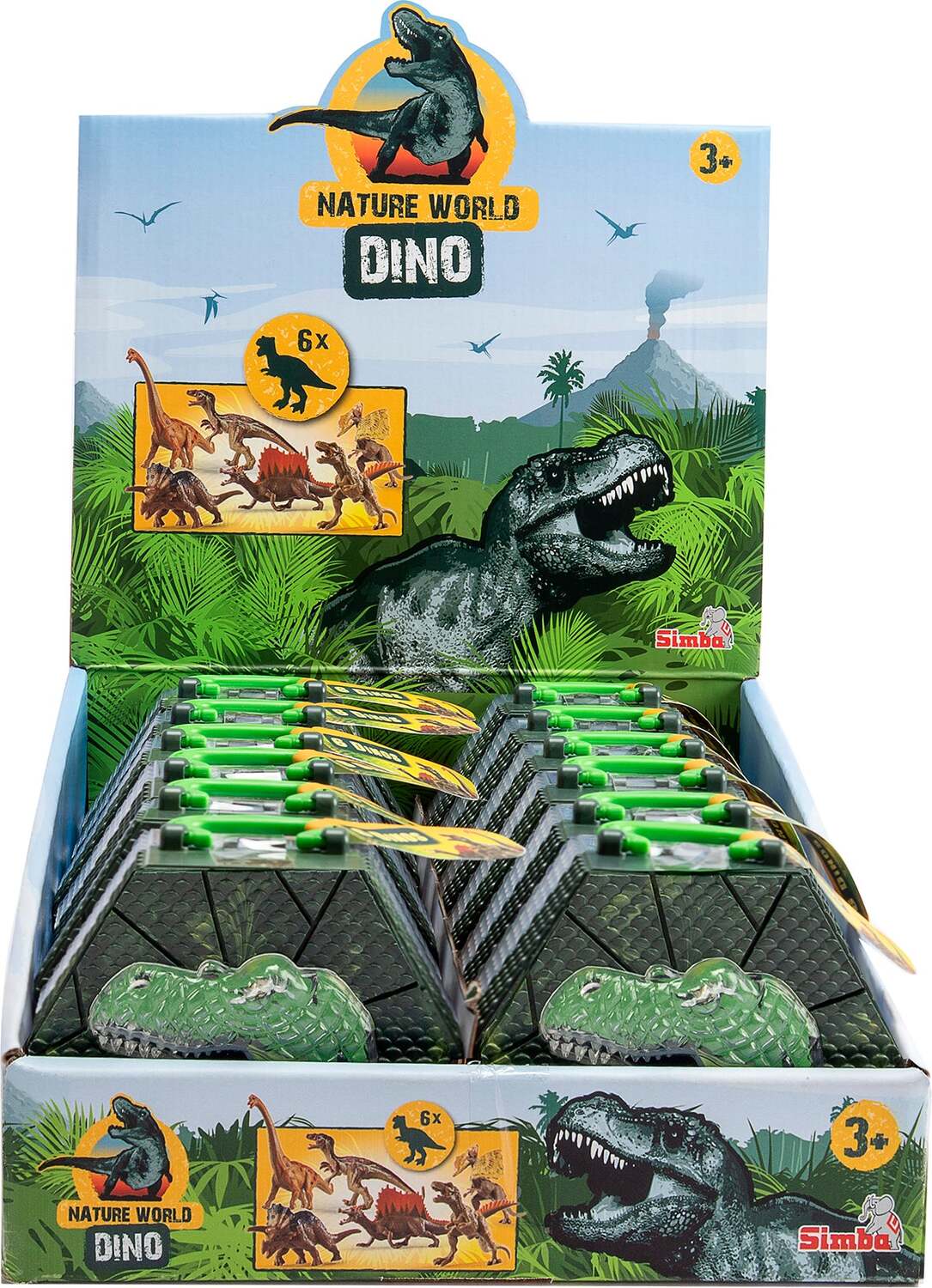 Simba Dickie Dinosaurs in Carry Case