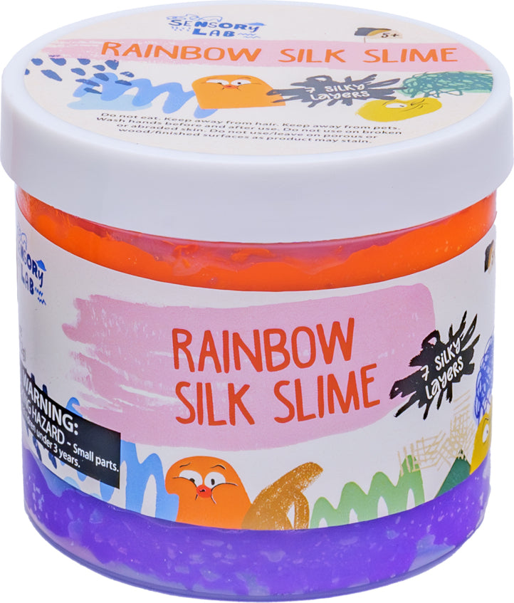Sensory Lab Rainbow Silky Slime