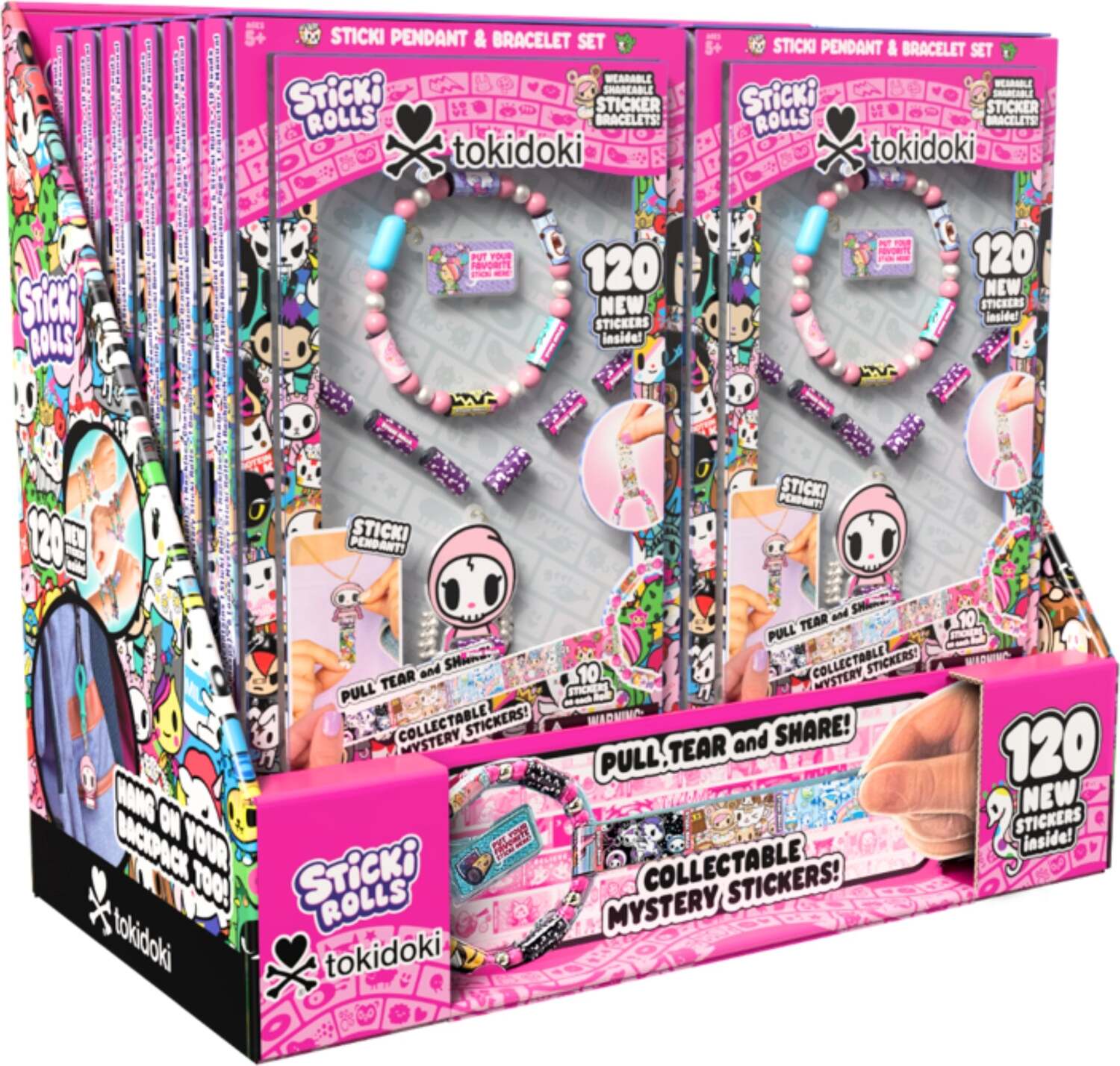 Sticki Rolls Toki Doki S1 Pendant 12pc 