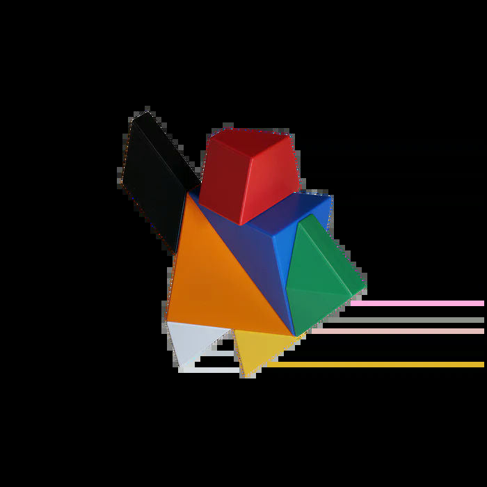 Pickagram Magnetic 3D Art Tangram Puzzle