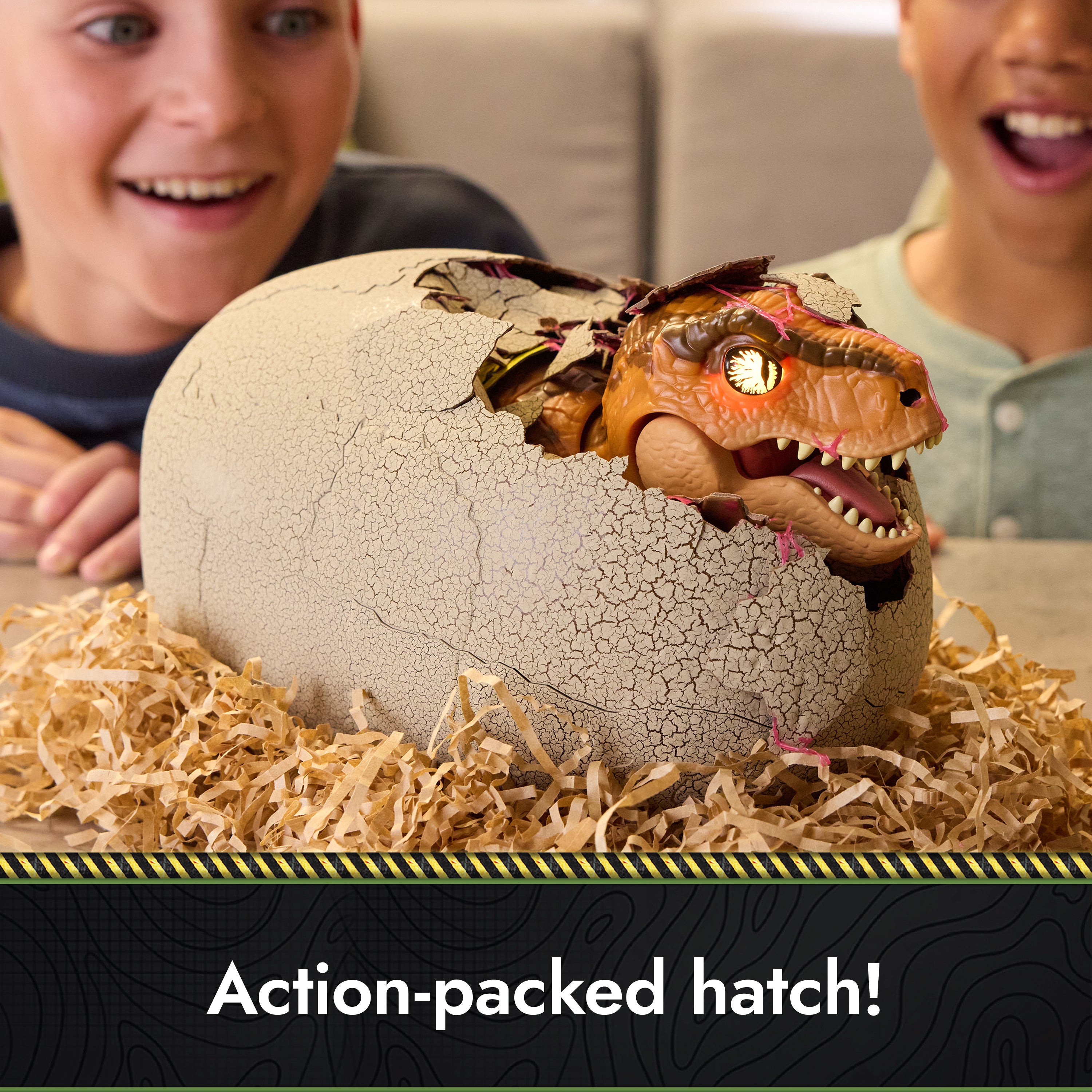 Jurassic World Primal Hatch Interactive Toy Dinosaur & Egg