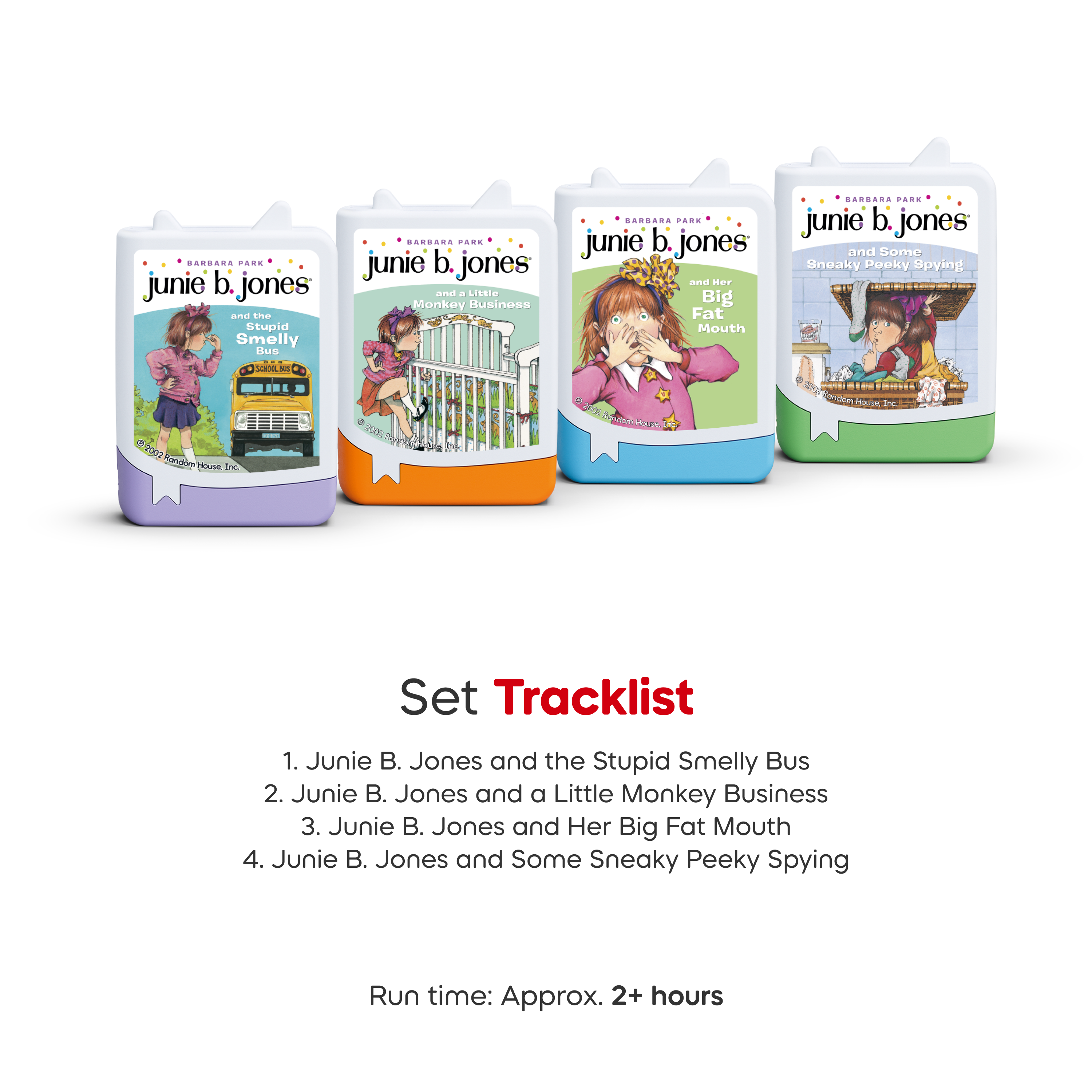 Junie B. Jones Audiobook Tonies - 4 Pack
