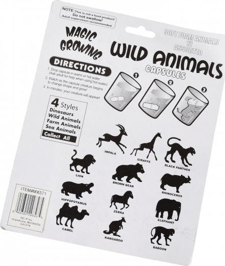 Magic Grow Wild Animal Capsules (sold single)