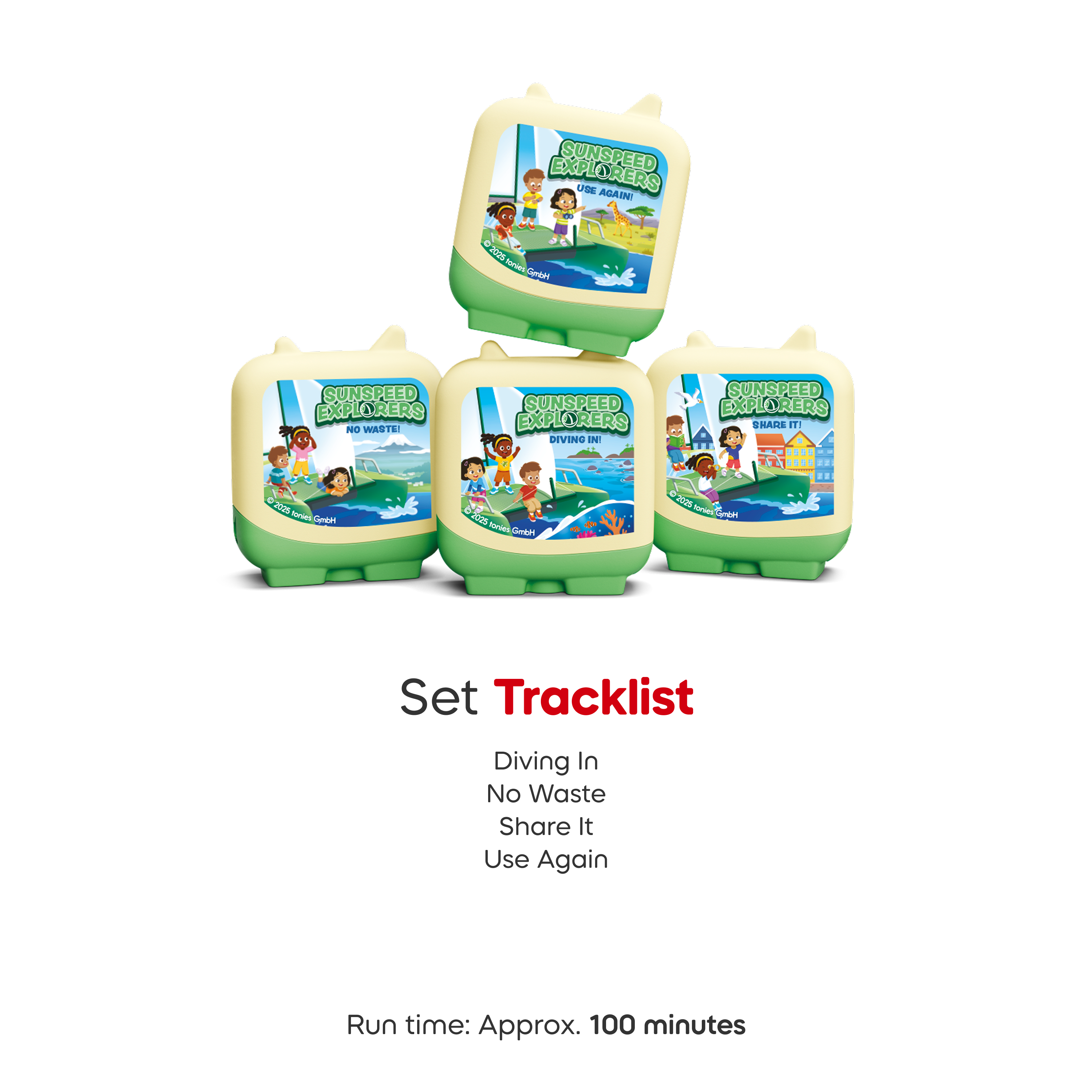 Clever Tonies Set: Sunspeed Explorers