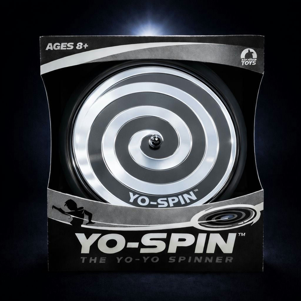 Yo-Spin The Yo-Yo Spinner Metallic – Black