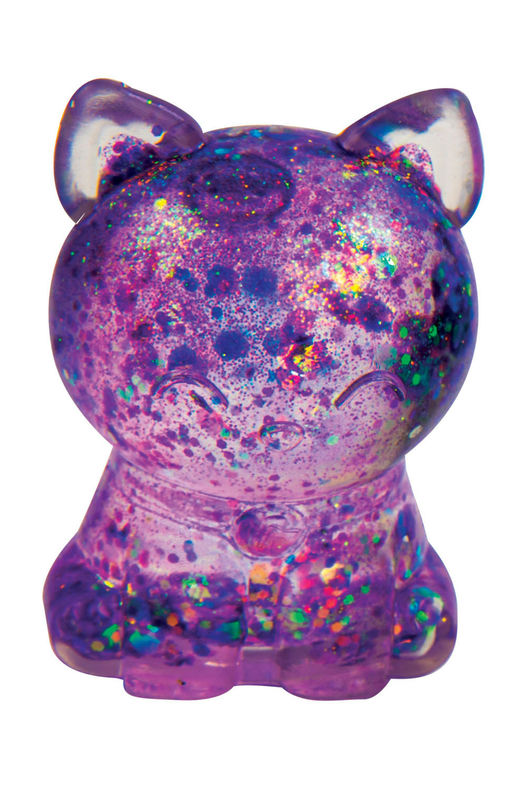Gummiez Sparkle Kitty Stress Toy - Assorted colors