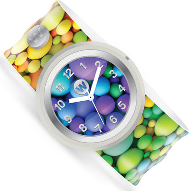 Rainbow Bubbles - Watchitude Slap Watch