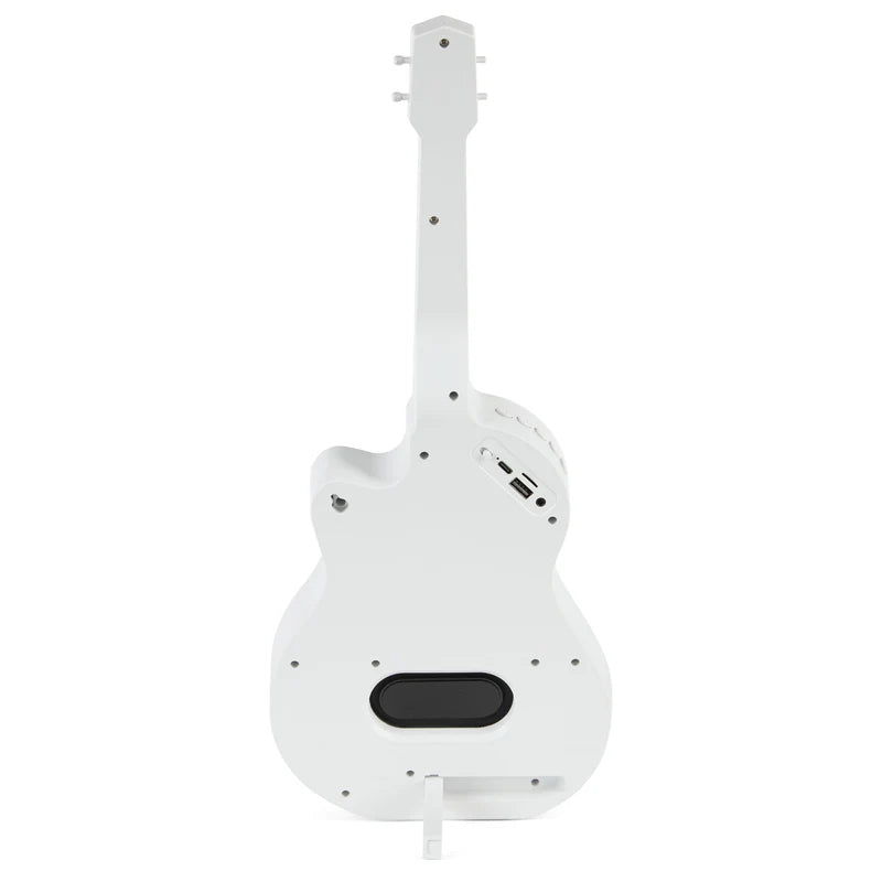 Rock Star Guitar & Microphone Karaoke Set White