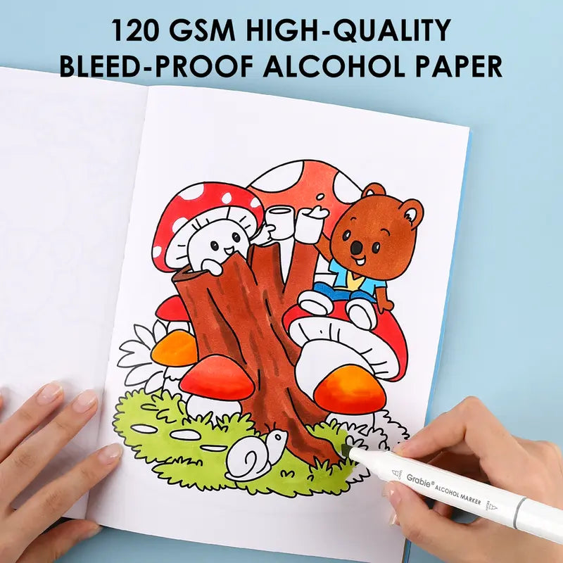Whimsical Wild Friends Coloring Book