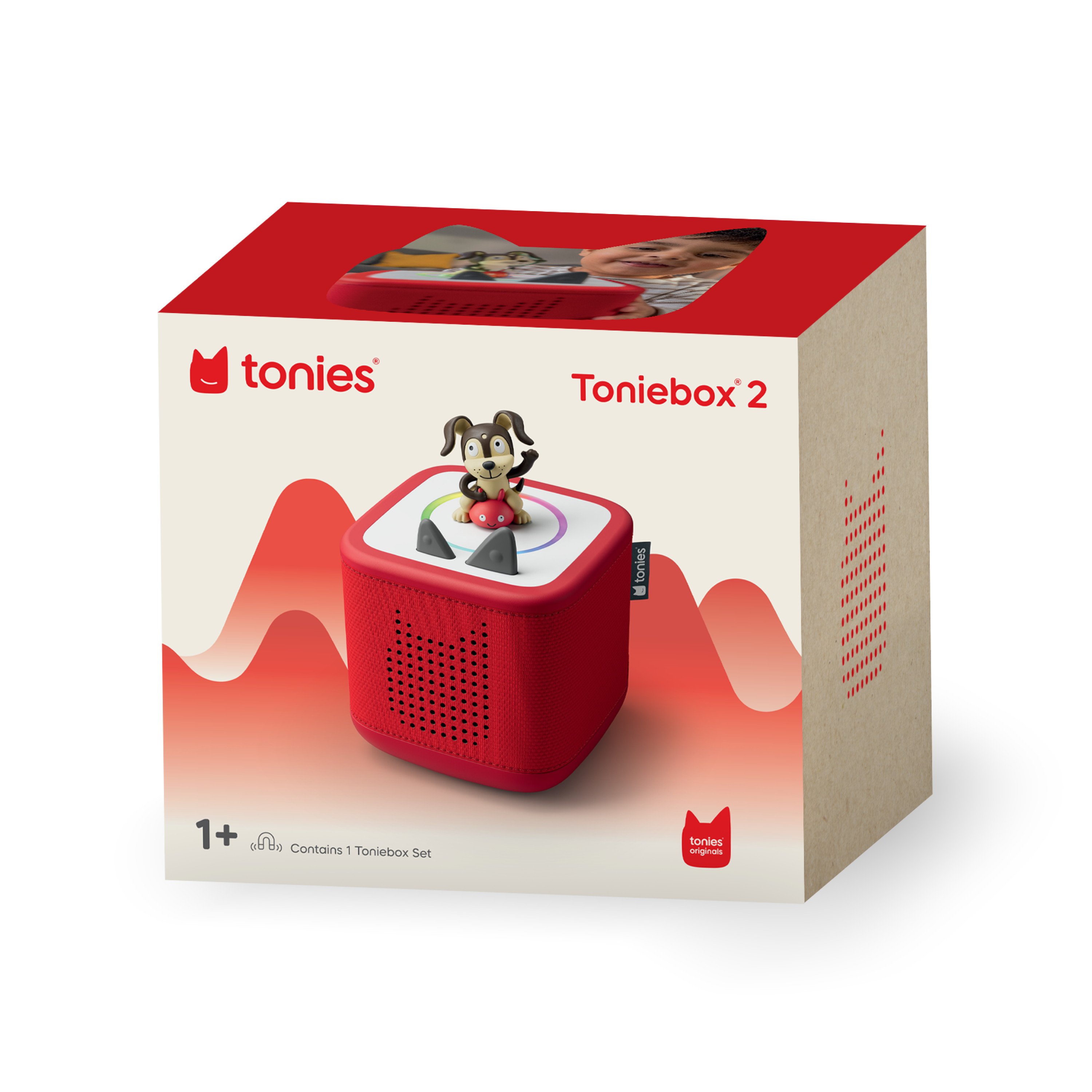 Playtime Puppy Toniebox 2 Starter Set - Sunset Red