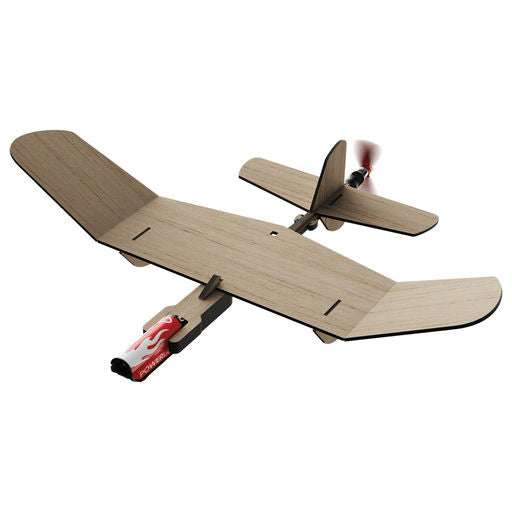 POWERUP Faraday Electric Powered Balsa Wood Airplane Kit