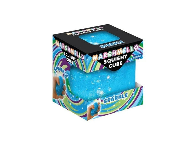 Marshmello Squishy Sparkle Cube - Assortment colors