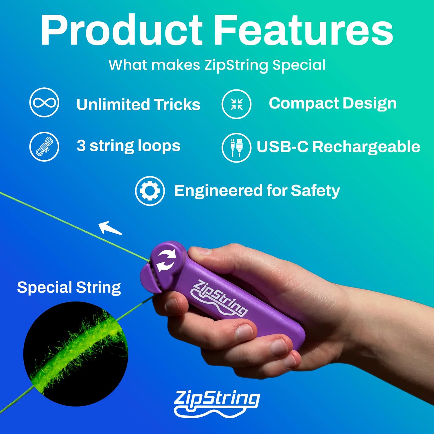 ZipString - The Original (Assorted Colors)