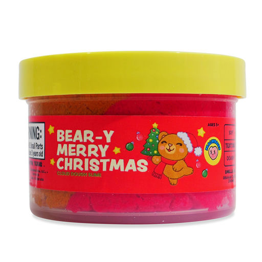 Bear-y Merry Christmas Cloud Dough Slime