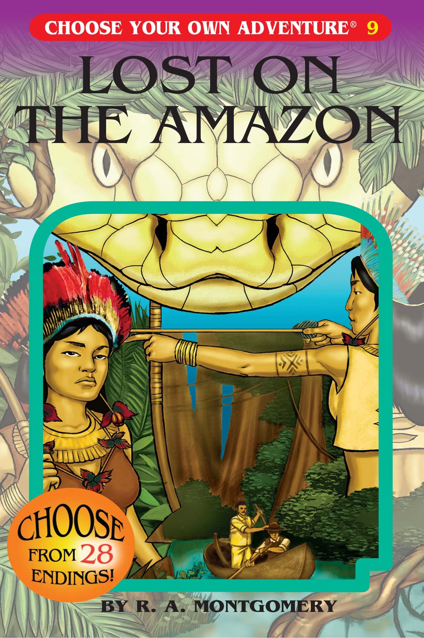 LOST ON THE AMAZON: Choose Your Own Adventure book