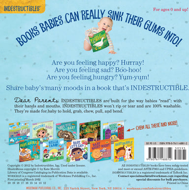 Indestructibles: Baby Faces: Chew Proof · Rip Proof · Nontoxic · 100% Washable (Book for Babies, Newborn Books, Safe to Chew)