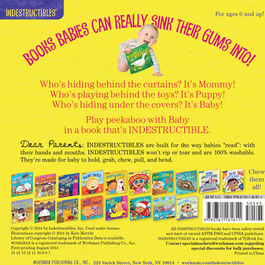 Indestructibles: Baby Peekaboo: Chew Proof · Rip Proof · Nontoxic · 100% Washable (Book for Babies, Newborn Books, Safe to Chew)