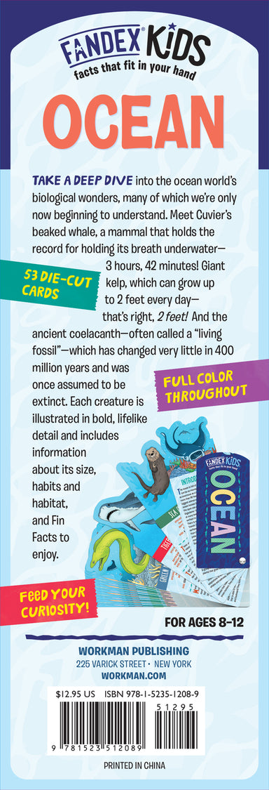 Fandex Kids: Ocean: Facts That Fit in Your Hand: 49 Sea Creatures Inside!