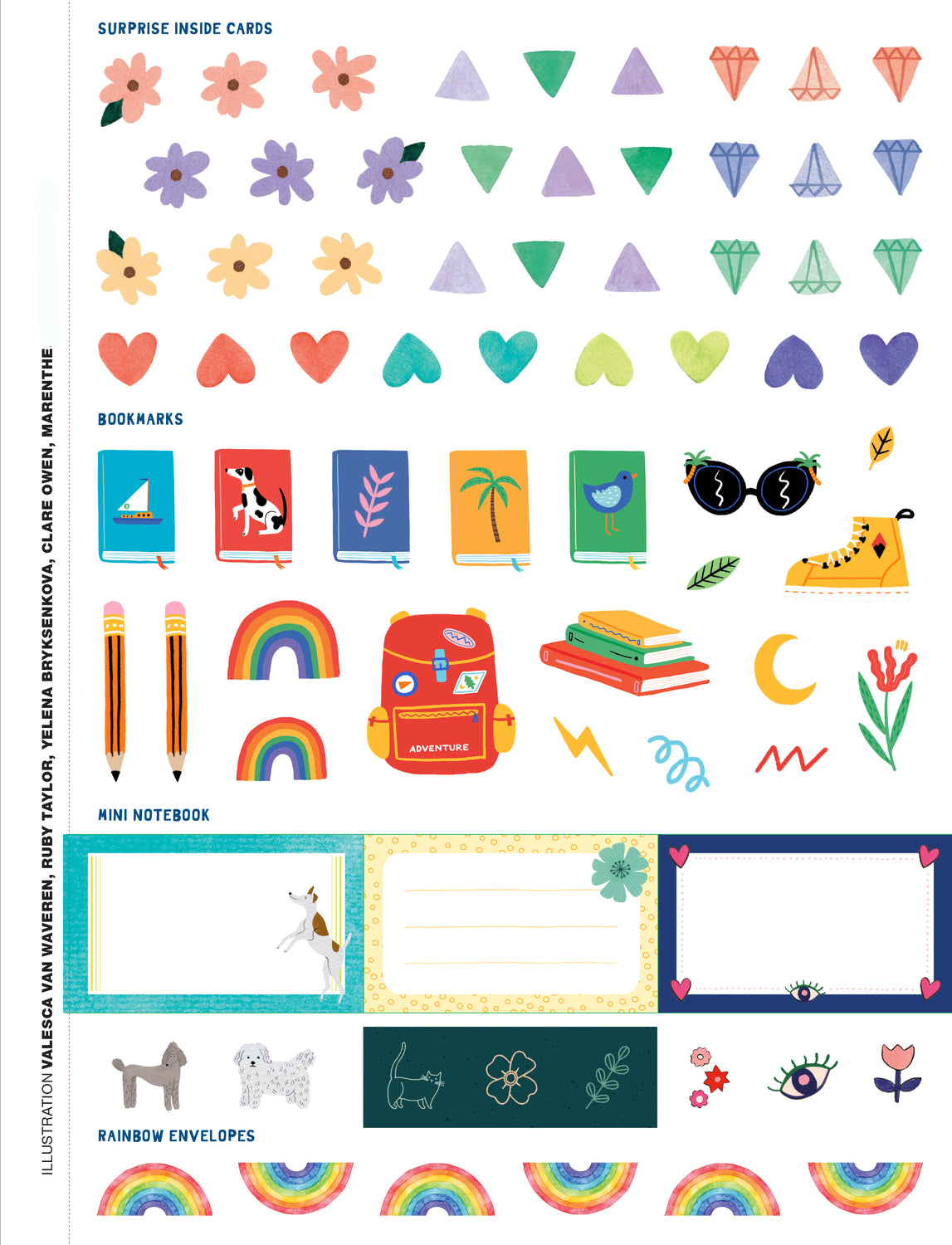 The Kids' Book of Sticker Love: Paper Projects to Make & Decorate