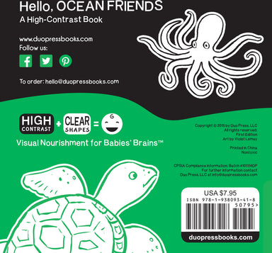 Hello, Ocean Friends: A High-Contrast Book