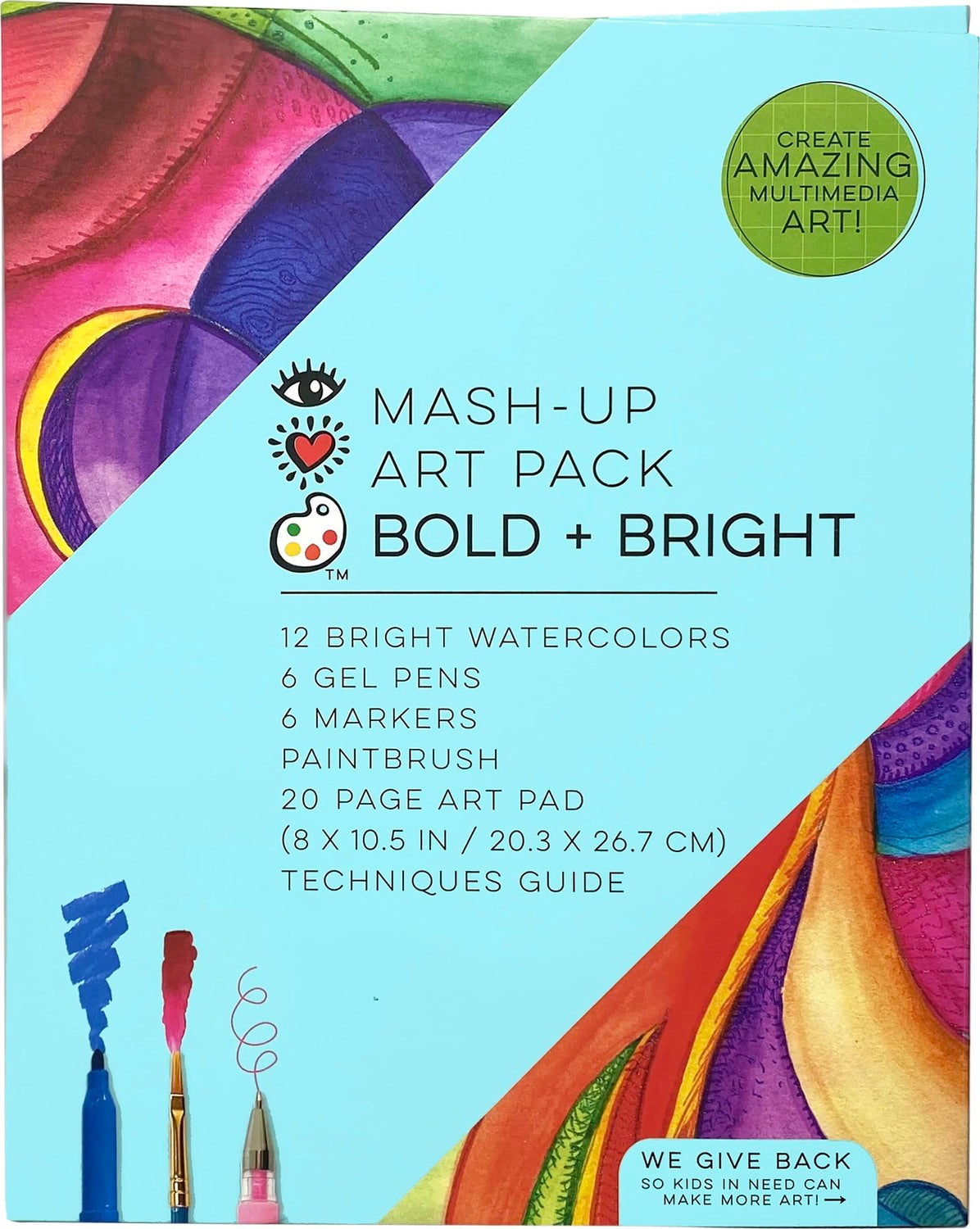 Iheartart Mash-up Art Pack Bold  Bright Total Art Portfolio Set