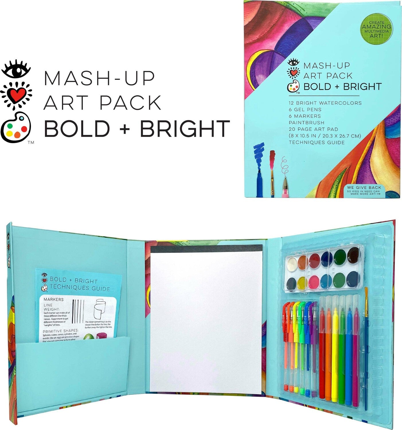 Iheartart Mash-up Art Pack Bold  Bright Total Art Portfolio Set